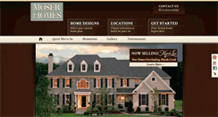 Desktop Screenshot of moserhomes.com