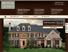 Tablet Screenshot of moserhomes.com